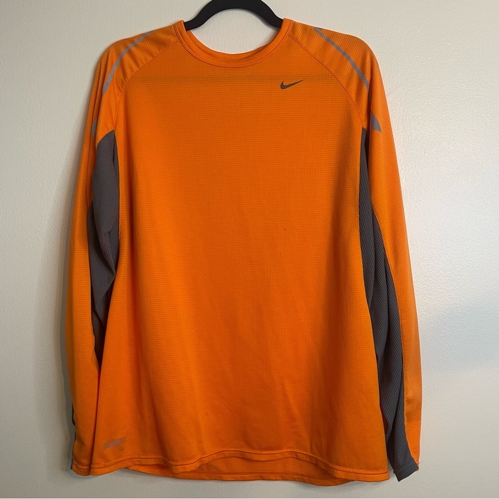 Orange Nike Long Sleeve Top